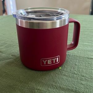 FINAL HOUR - LAST CHANCE- Gently used red Yeti coffee mug